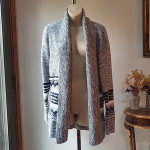 Geometric cardigan